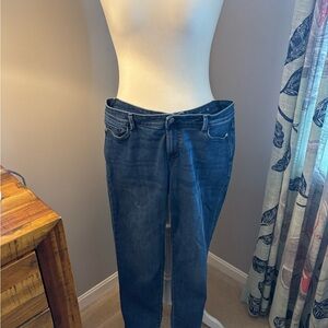 J. Jill Blue Straight Leg Jeans Authentic Fit